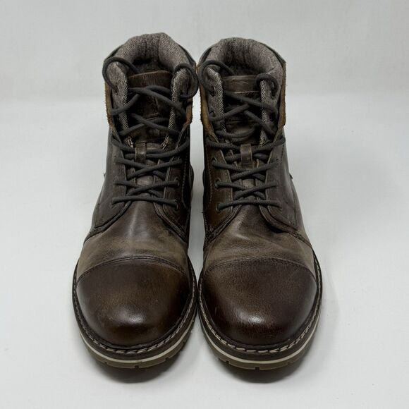 Outpost Makers Ramsey Chukka Boots Mens 10.5 Brown Leather Tweed Cap Toe main image 8